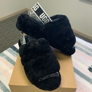 Ugg Fluffy Yeah Slides Size 7